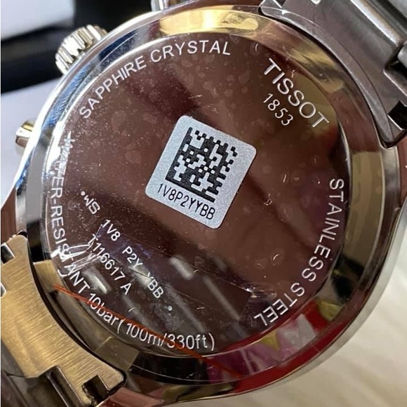 SOLD /Tissot Chronograph XL Classic
Case Size: 45mm
 Sapphire Crystal
Swiss Made - Picture 7 of 11